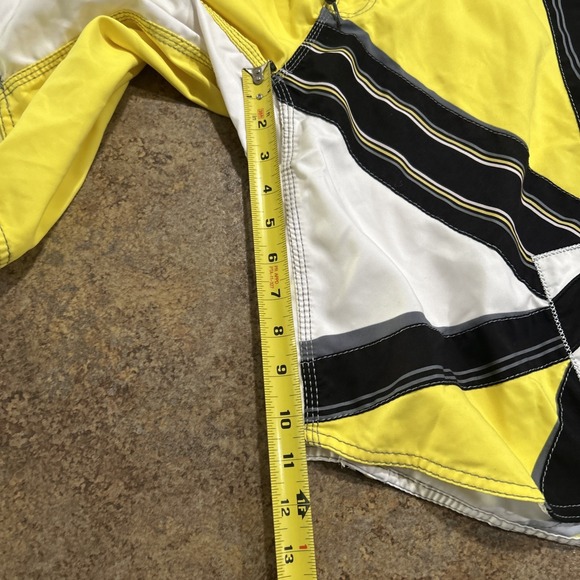 Vintage Y2k Andy Irons Billabong Boardshorts Size 40 Surf Swim Rising Sun - Picture 8 of 10